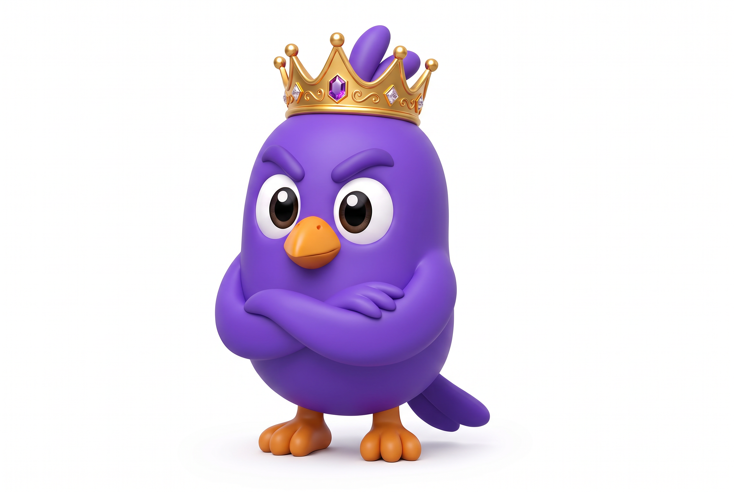 Echo wearing a crown after mastering the conversation
